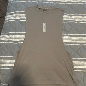 Gymshark Cut Off in Gray - Large
